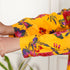 Yellow Floral  Shirt Style Co-ord Set